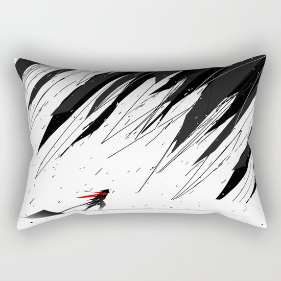 Geometric Storm Rectangular Pillow