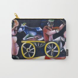 Le Marchand de bestiaux -The Drover, The Cattle Dealer by Marc Chagall Carry-All Pouch