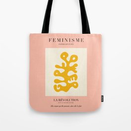 L'ART DU FÉMINISME III — Feminist Art — Matisse Exhibition Poster Tote Bag