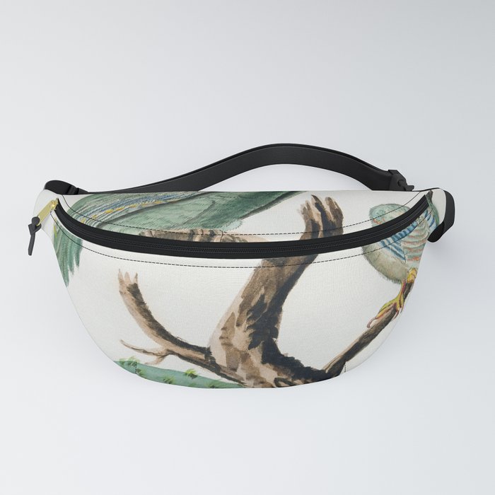 Two Parrots on a Barren Tree Fanny Pack