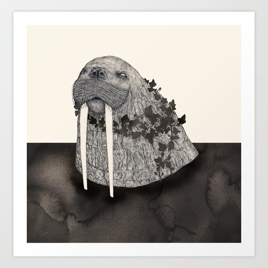 Walrus Art Print