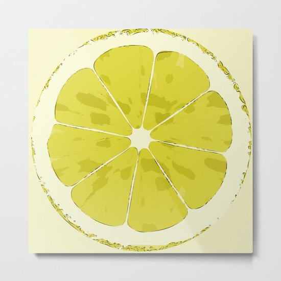Lemon Metal Print