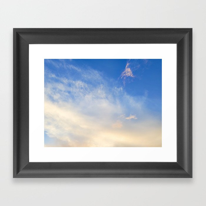 Summer Cloud Framed Art Print