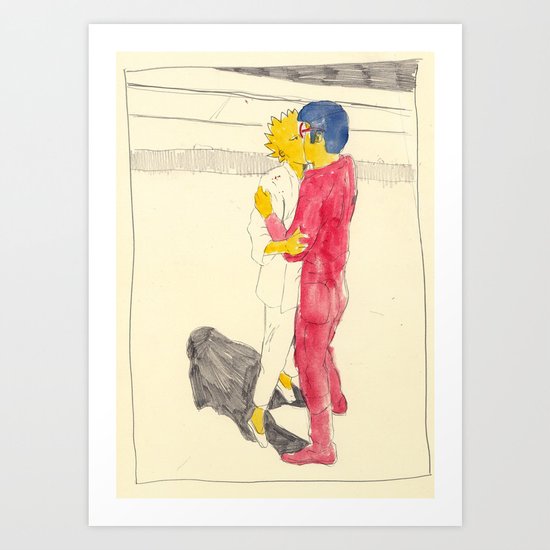 Lisa/kei/milhouse/kaneda - Bartkira Art Print