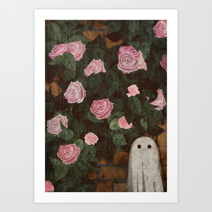 Rose Ghost Art Print
