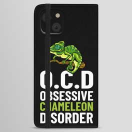 Chameleon Lizard Cage Reptile Enclosure iPhone Wallet Case