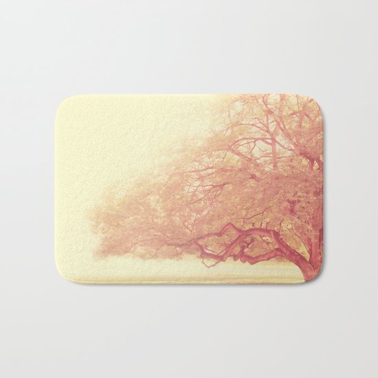 tree. That Was Just a Dream. pink tree photograph Bath Mat