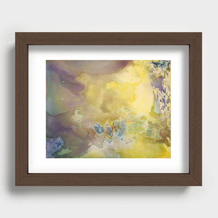 The Ocean Breathes Salty Recessed Framed Print