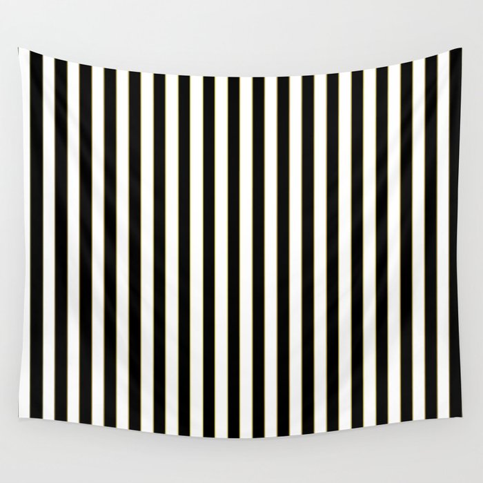 Vintage Art Deco Gold Black and White Pin Stripes Wandbehang