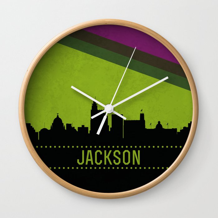 Jackson Skyline Wall Clock