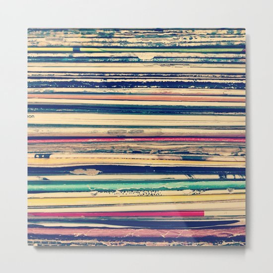 Vinyl Metal Print