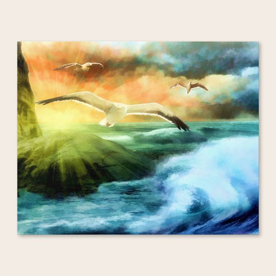 Seagulls Canvas Print