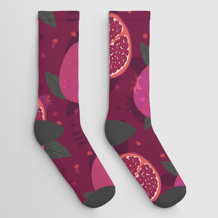 Pomegranate Pattern Small Socks