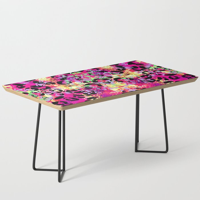 Wild Leopard Pink Coffee Table