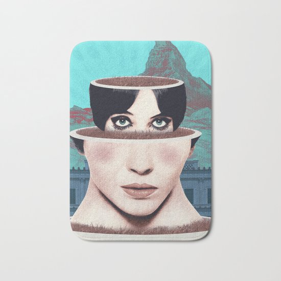 Matrioska Girl / Surrealism Bath Mat