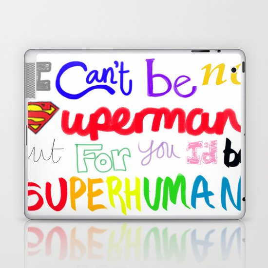 superhuman Laptop & iPad Skin