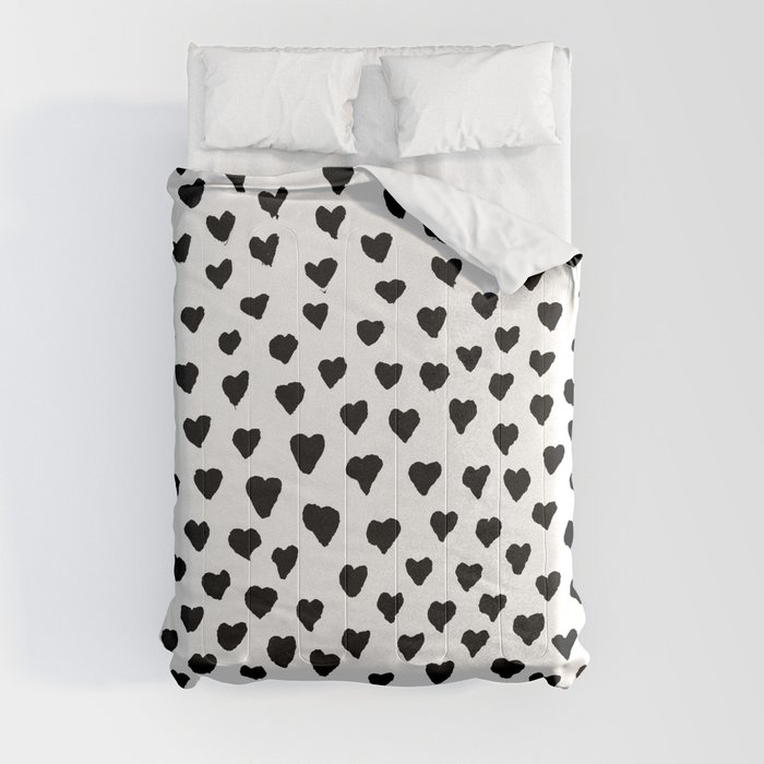 Black Heart Comforter