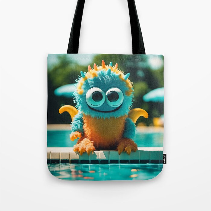Monsterville Monsters: Poolparty #2 Tote Bag
