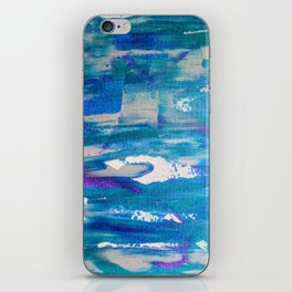 Abstract Blue iPhone Skin