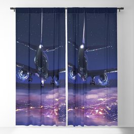 Nighttime Airplane Blackout Curtain