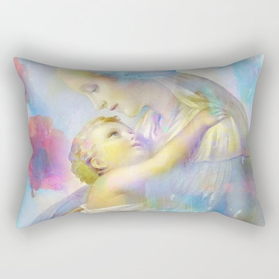In the Arms of Mary Rectangular Pillow