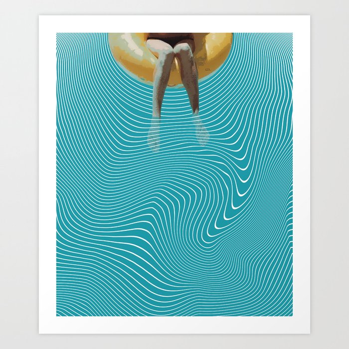 minima Online Pool. Another day! Art Print