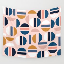 Abstract Geometric Circles 02 Wall Tapestry