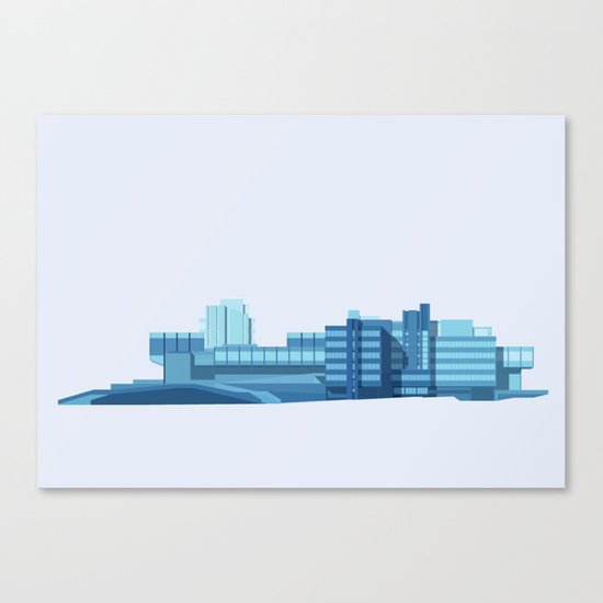 Brutalist Sphinx Canvas Print