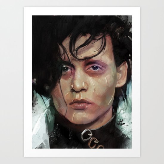 Edward Scissorhands Art Print