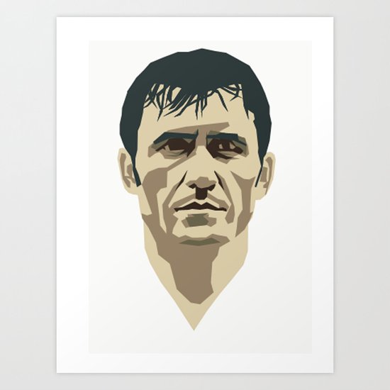 Gheorghe Hagi Art Print