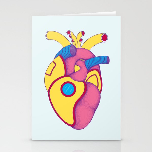 Yellow Submarine Heart Stationery Cards