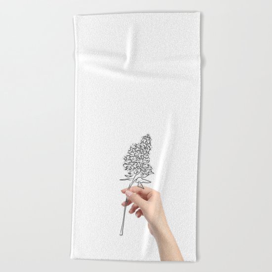 Lilac Beach Towel