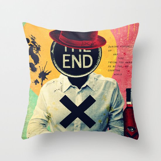 The End Throw Pillow