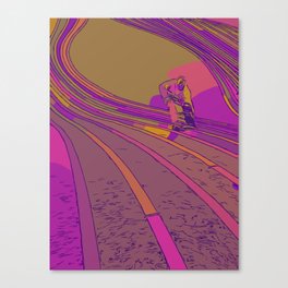 Pink Streak Canvas Print