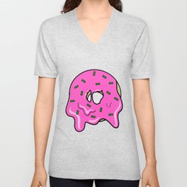 Donut time Unisex V-Neck