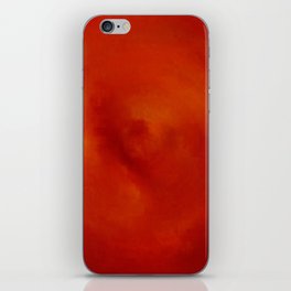 Abstract flare rich red iPhone Skin