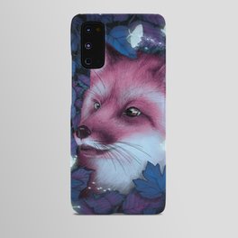 Fox in the Midnight Forest Android Case
