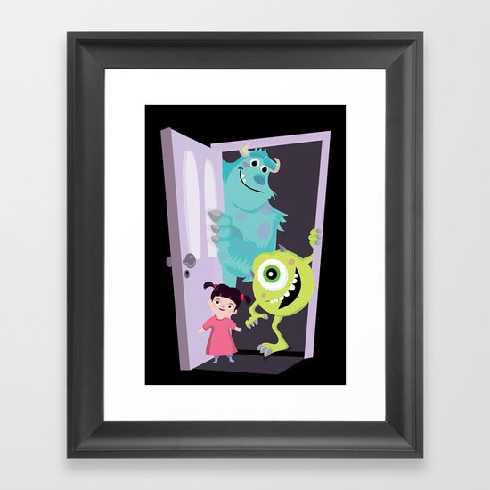 Monsters inc. Framed Art Print