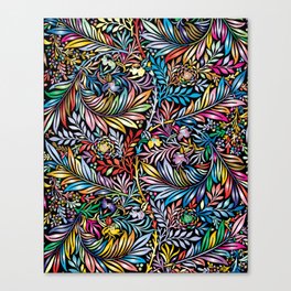 Colorful Fronds Canvas Print