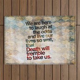 Death Will Tremble Outdoor Rug