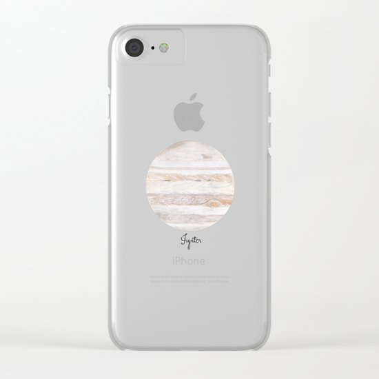 Jupiter Clear iPhone Case