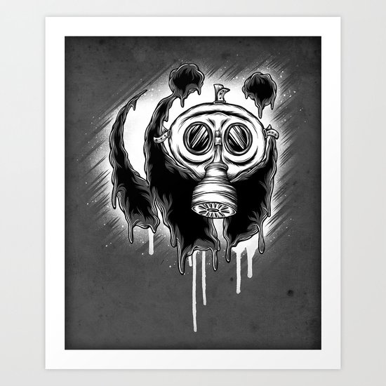 Choked Panda Art Print