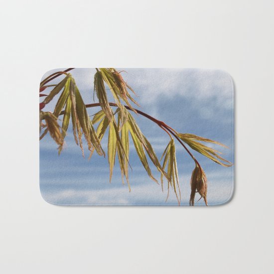 ACER TREE BRANCH IN SPRING Bath Mat
