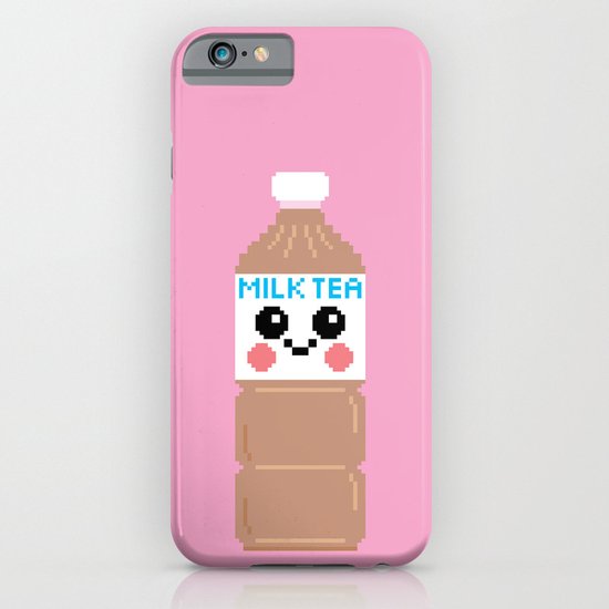 Happy Pixel Milk Tea iPhone & iPod Case