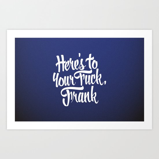 Blue Velvet Art Print