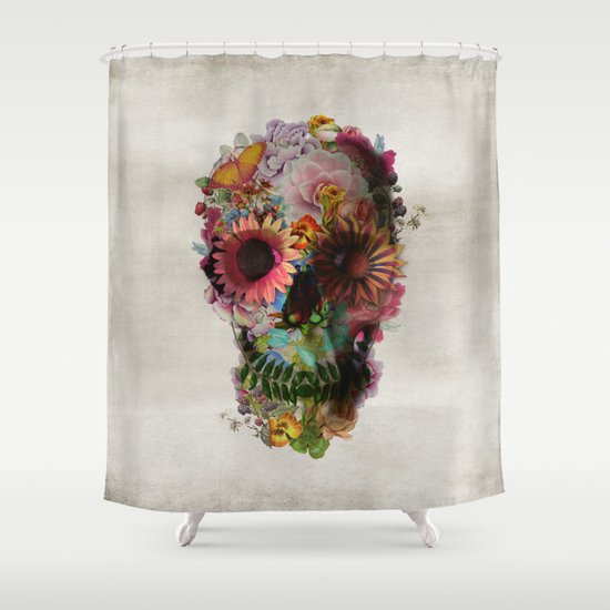 SKULL 2 Shower Curtain