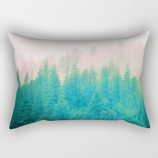 Forest Fog V2 #society6 #decor #buyart Rectangular Pillow