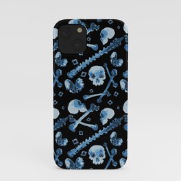 Dem Bones - Black iPhone Case