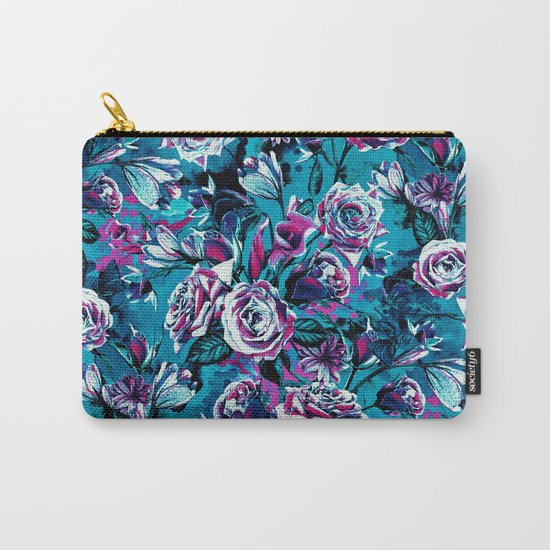 RPE FLORAL VIII BLUE Carry-All Pouch
