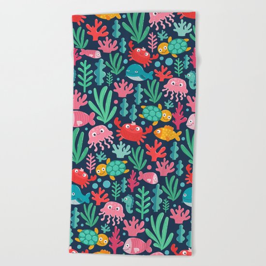 Under the sea Beach Towel